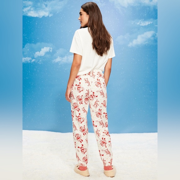 🆕 Old Navy Women's High-Waisted Flannel Pajama Jogger PJ Sleep Pants Bottoms S - Picture 3 of 16